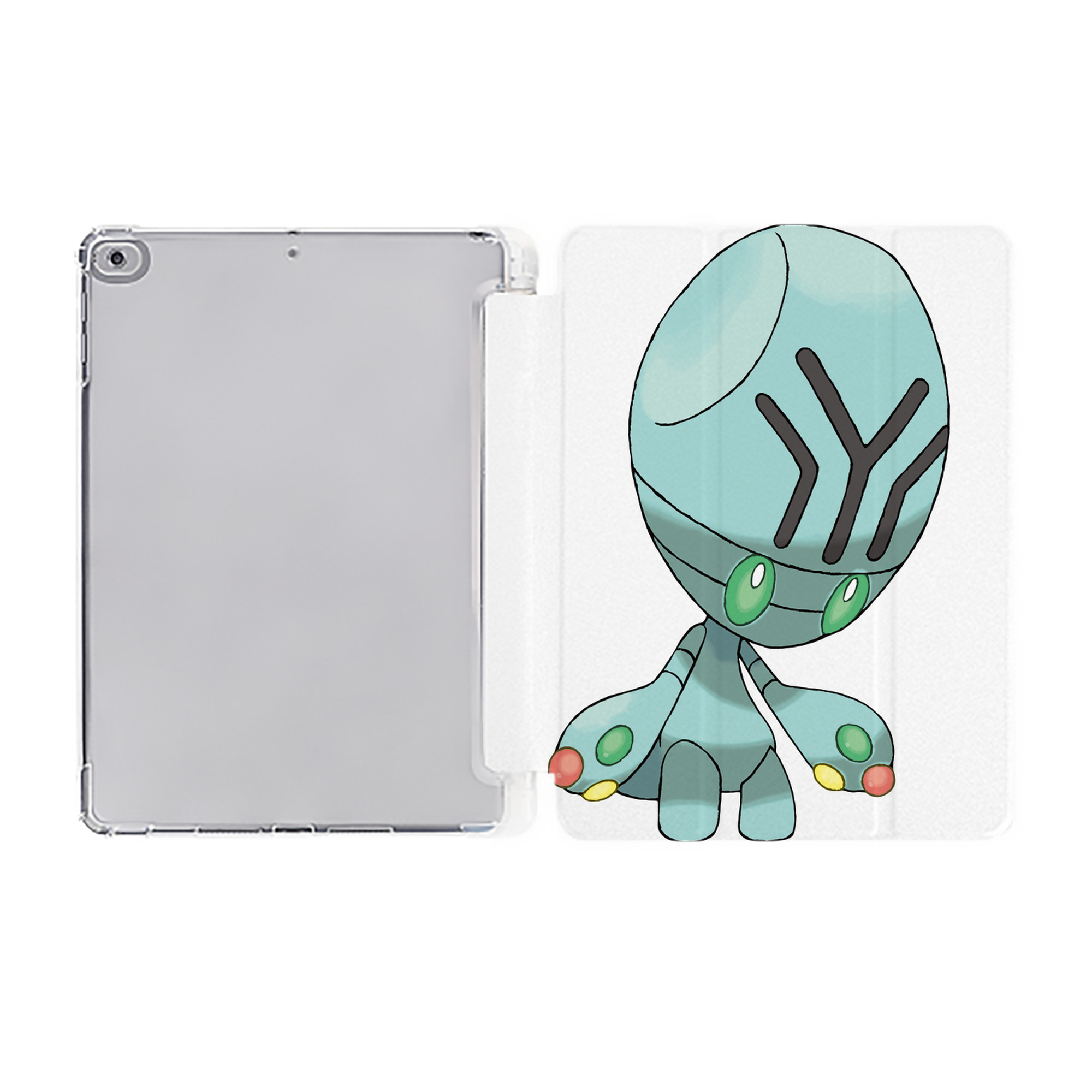 （画像用） ポケットモンスター Pokémon IPad ケース ペン収納付き 三つ折りスタンド PUレザー×シリコン 対応機種9.5/10.5/10.9インチ